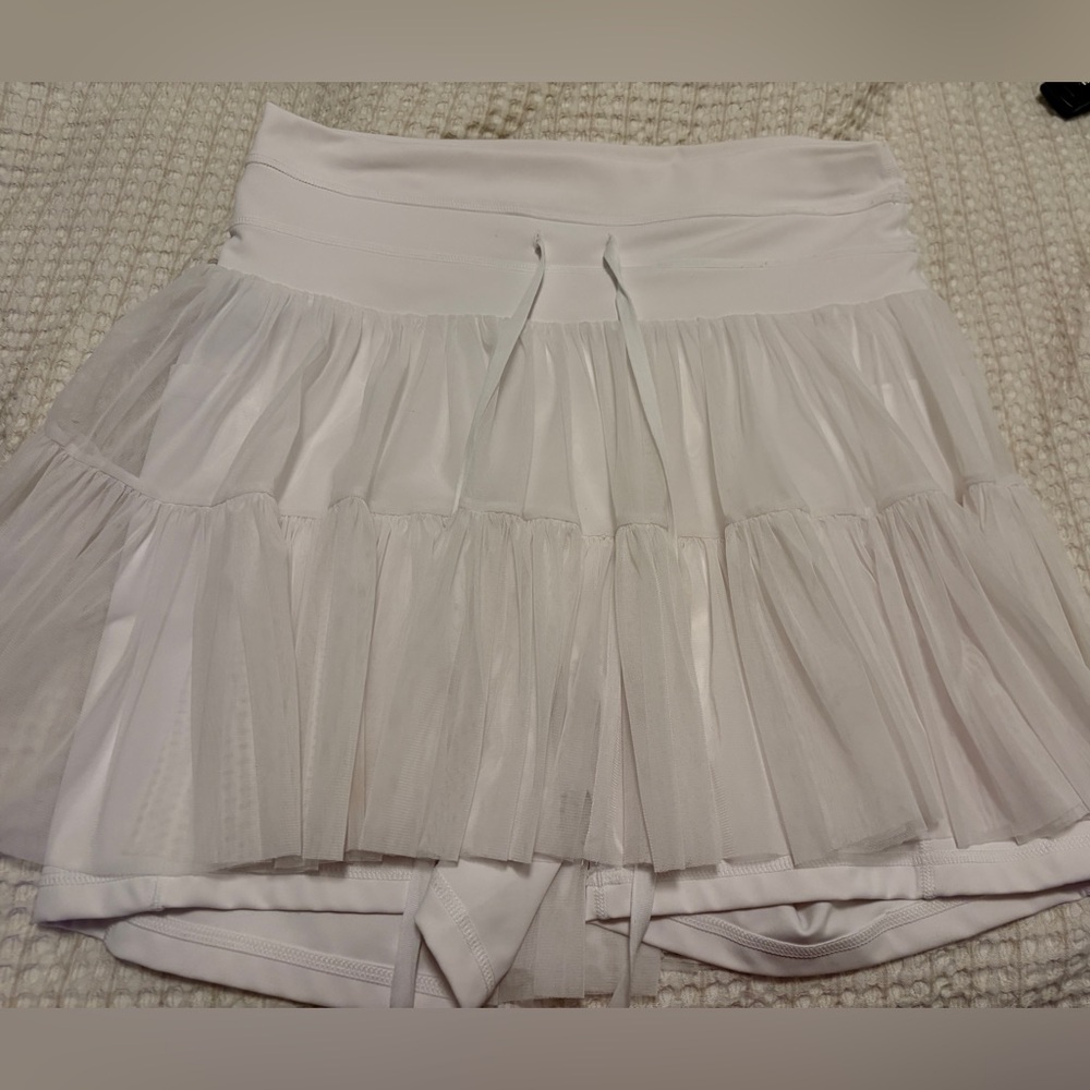 Popflex size XL Pirouette Skort - Cool White